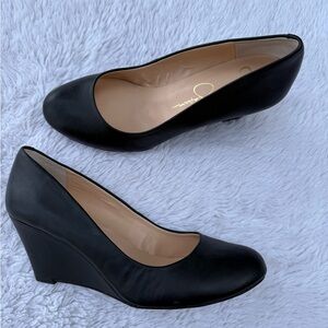 Jessica Simpson Black Wedge Shoes